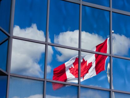 Canadian Flag Reflection