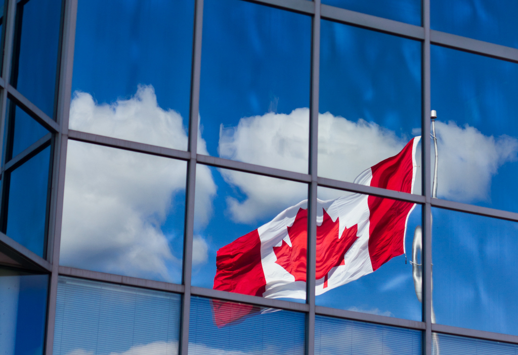 Canadian Flag Reflection