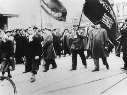 Polen - Aufmarsch der jüdischen sozialistischen Organisation 'Bund' am Maifeiertag