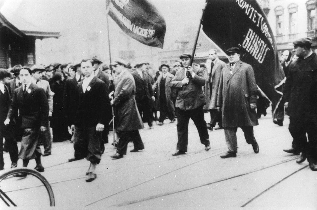 Polen - Aufmarsch der jüdischen sozialistischen Organisation 'Bund' am Maifeiertag