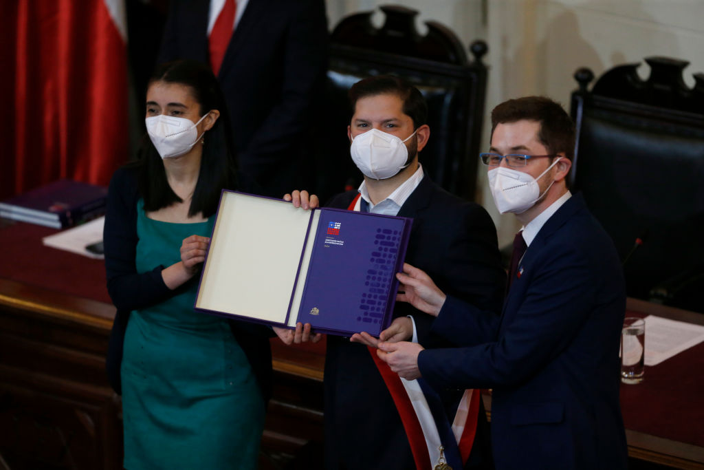 President Boric Receives Draft for New Constitution