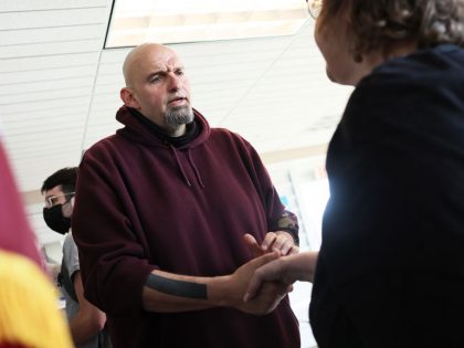 PA Democratic Senate Candidate John Fetterman Campaigns Ahead Of Primary Election