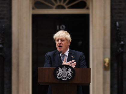 Conservative Leader And Prime Minister Boris Johnson Resigns From Office