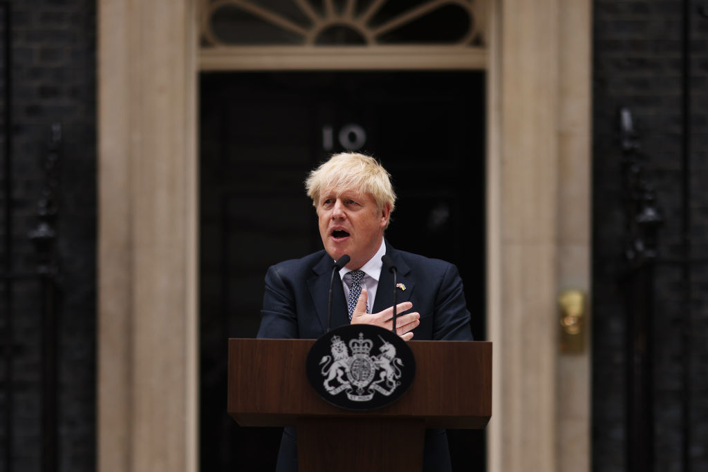 Conservative Leader And Prime Minister Boris Johnson Resigns From Office