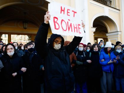 Demonstration In Russia Against Military Actions In Ukraine
