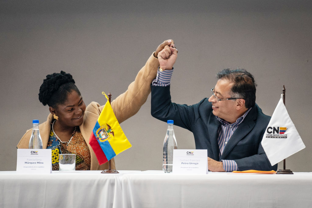 President-Elect Gustavo Petro And Vice President-Elect Francia Marquez Receive Credentials