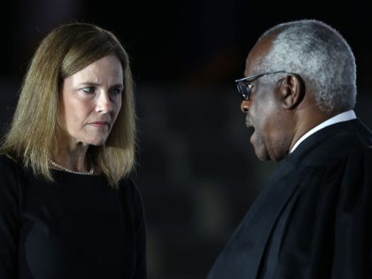 Amy Coney Barrett Is Sworn-In As New Supreme Court Justice At The White House
