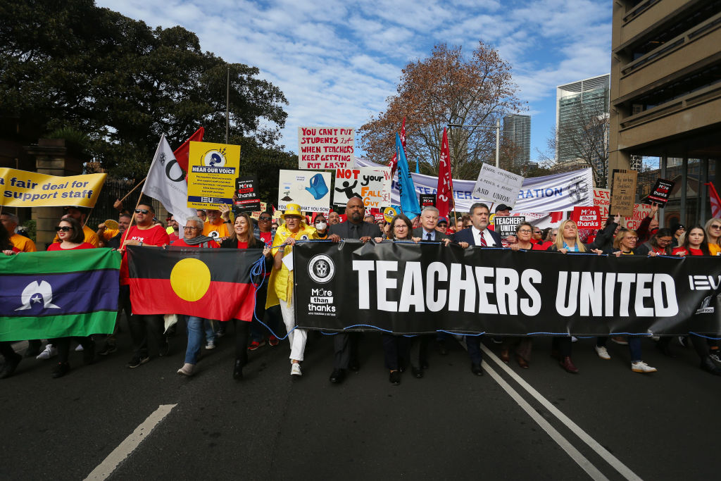 NSW Public and Catholic School Teachers Strike Over Pay And Staff Shortages