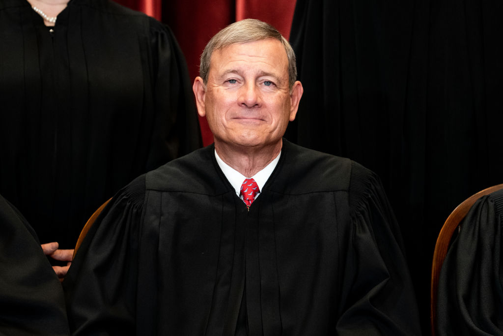 Supreme Court Justices Pose For Formal Group Photo
