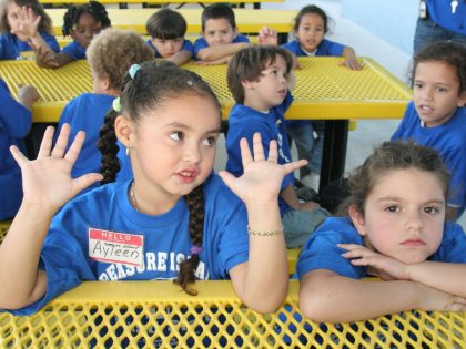 Preschoolers on the Head Start Program at North Shore Park.