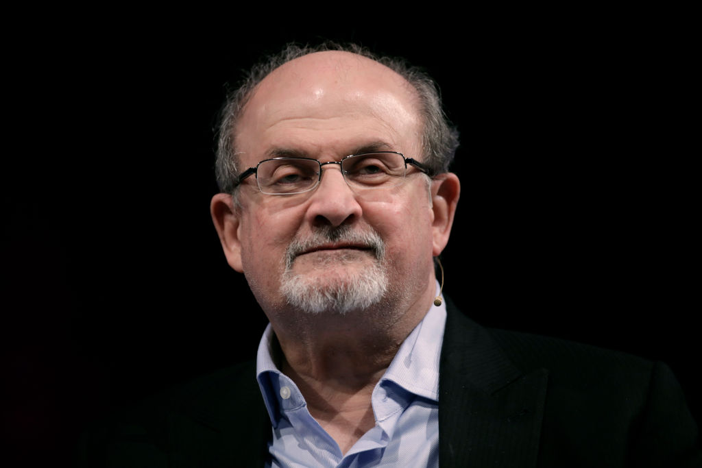 Indisch-britischer Schriftsteller Salman Rushdie stellt seinen neuen Roman "Golden House" im Rahmen der lit.Cologne Spezial im Rahmen der 17. lit.Cologne im Klaus-von-Bismarck-Saal des WDR-Funkhauses Köln vor