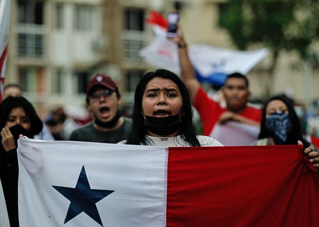 PANAMA-POLITICS-ECONOMY-PROTEST-GASOLINE-FOOD