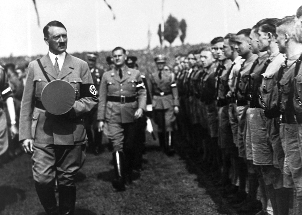 Hitler with Hitler Youth