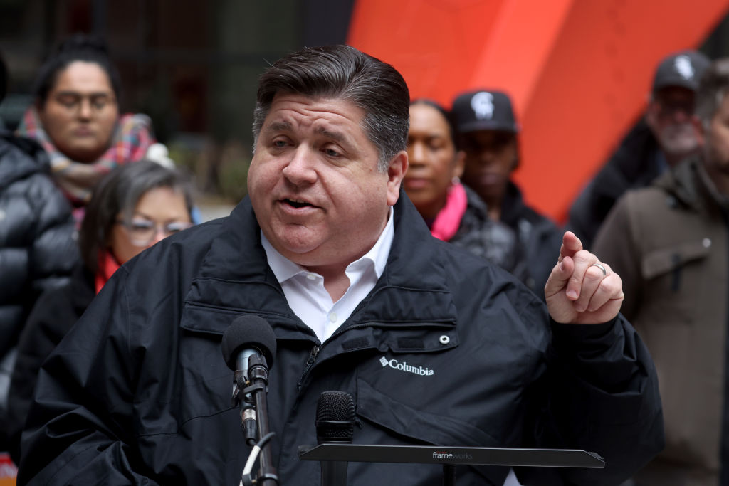 Illinois Gov. Pritzker Attends Transgender Support Rally In Chicago