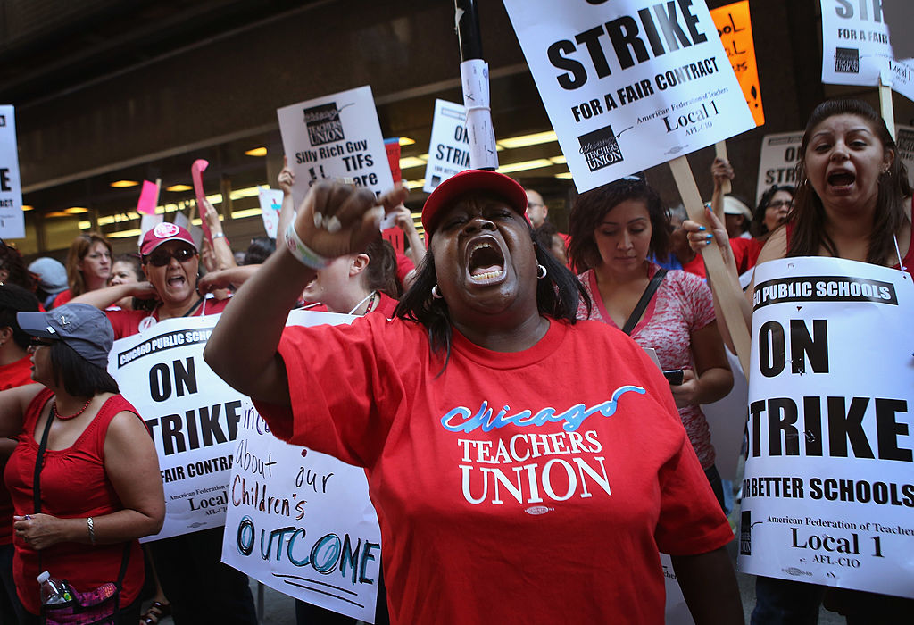 Chicago Teachers Go On Strike For First Time In 25 Years