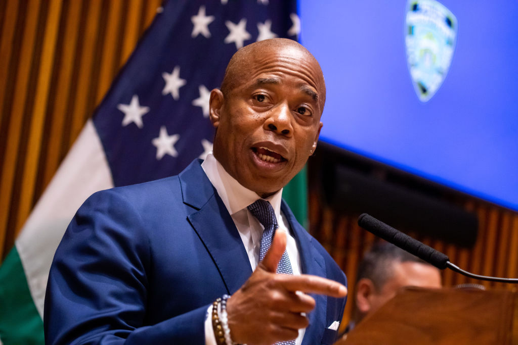 Mayor Adams Makes Public Safety-Related Announcement with NYPD Commissioner Sewell