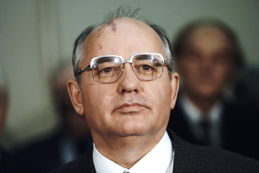 Russian President Mikhail Gorbachev
