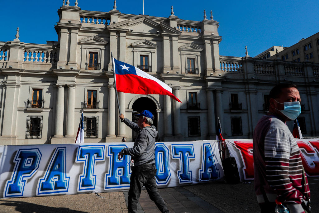 CHILE-CONSTITUTION-REFERENDUM-PROTEST
