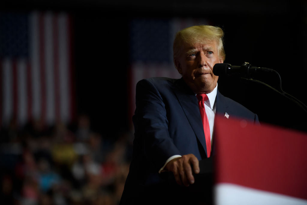 Donald Trump Holds Rally With Ohio Candidates In Youngstown