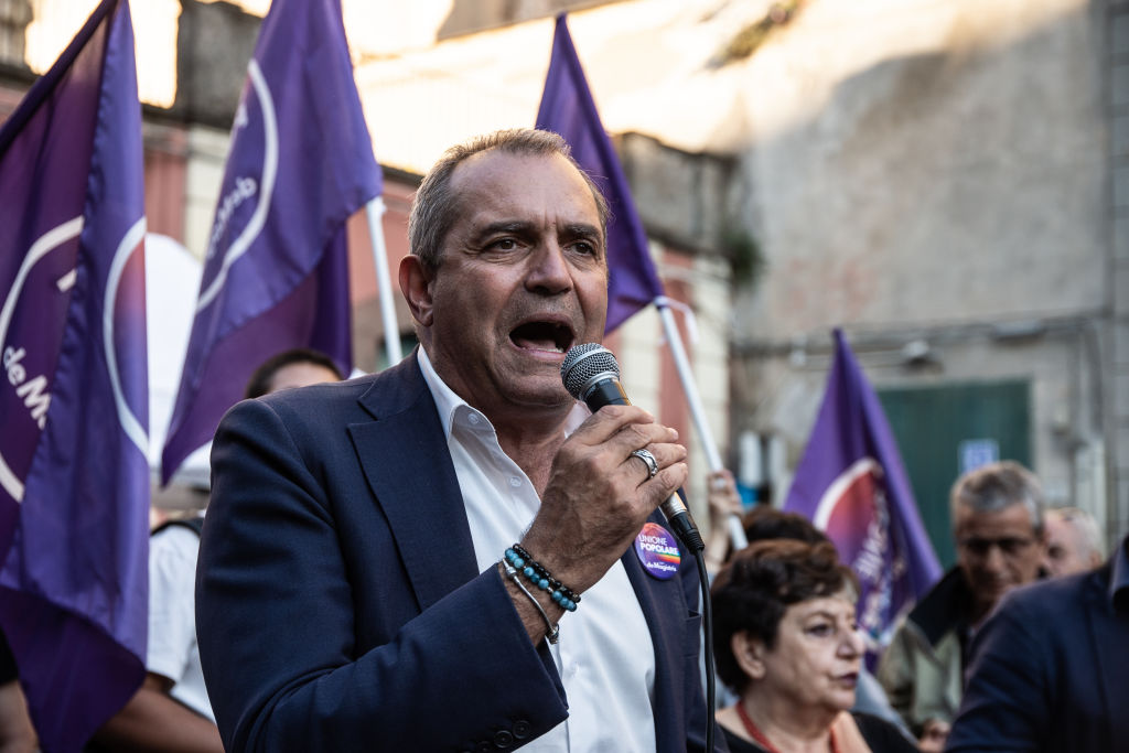 Italian Political Parties On The Campaign Trail For General Elections 2022