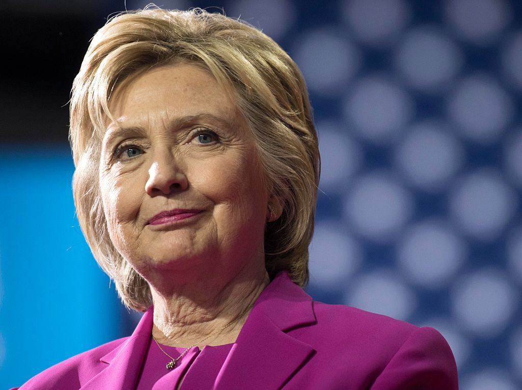 Democratic Presumptive Nominee for President former Secretary of State Hillary Clinton