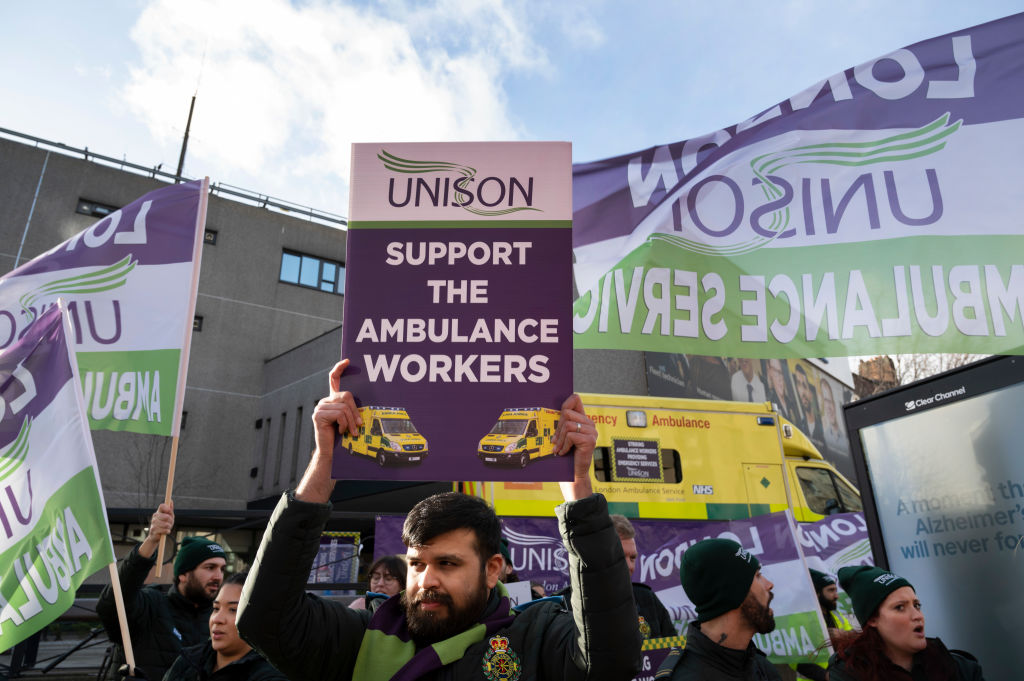 Ambulance Workers Strike In London