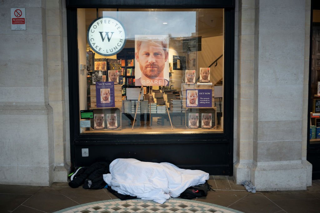 Prince Harry And Homeless Person