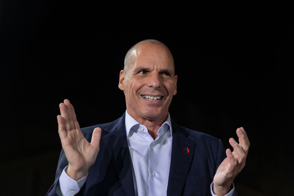 Election Campaign Of Mera25 And The Leader Yanis Varoufakis In Athens