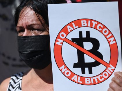 EL SALVADOR-ECONOMY-CRYPTOCURRENCY-BITCOIN-DEMONSTRATION