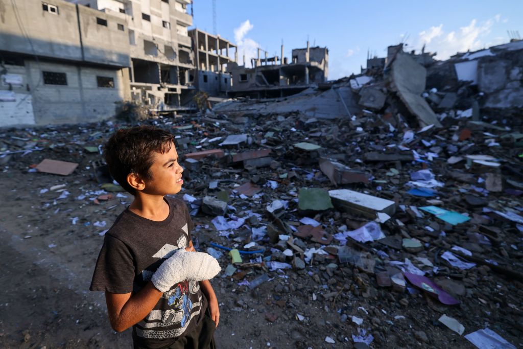 TOPSHOT-PALESTINIAN-ISRAEL-CONFLICT-GAZA