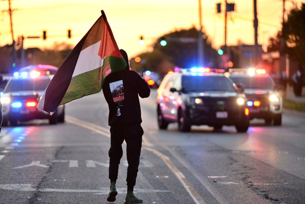 Pro-Palestinian demonstration in Illinois