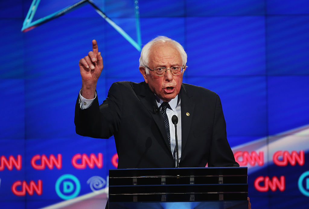 Hillary Clinton And Bernie Sanders Spar At Democratic Debate In Brooklyn