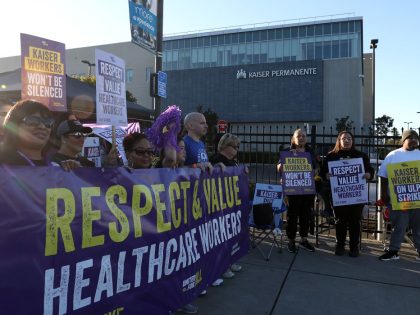 Kaiser Permanente Health Care Workers Go On Strike