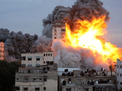 Israeli Airstrike In Gaza After Hamas Attacks