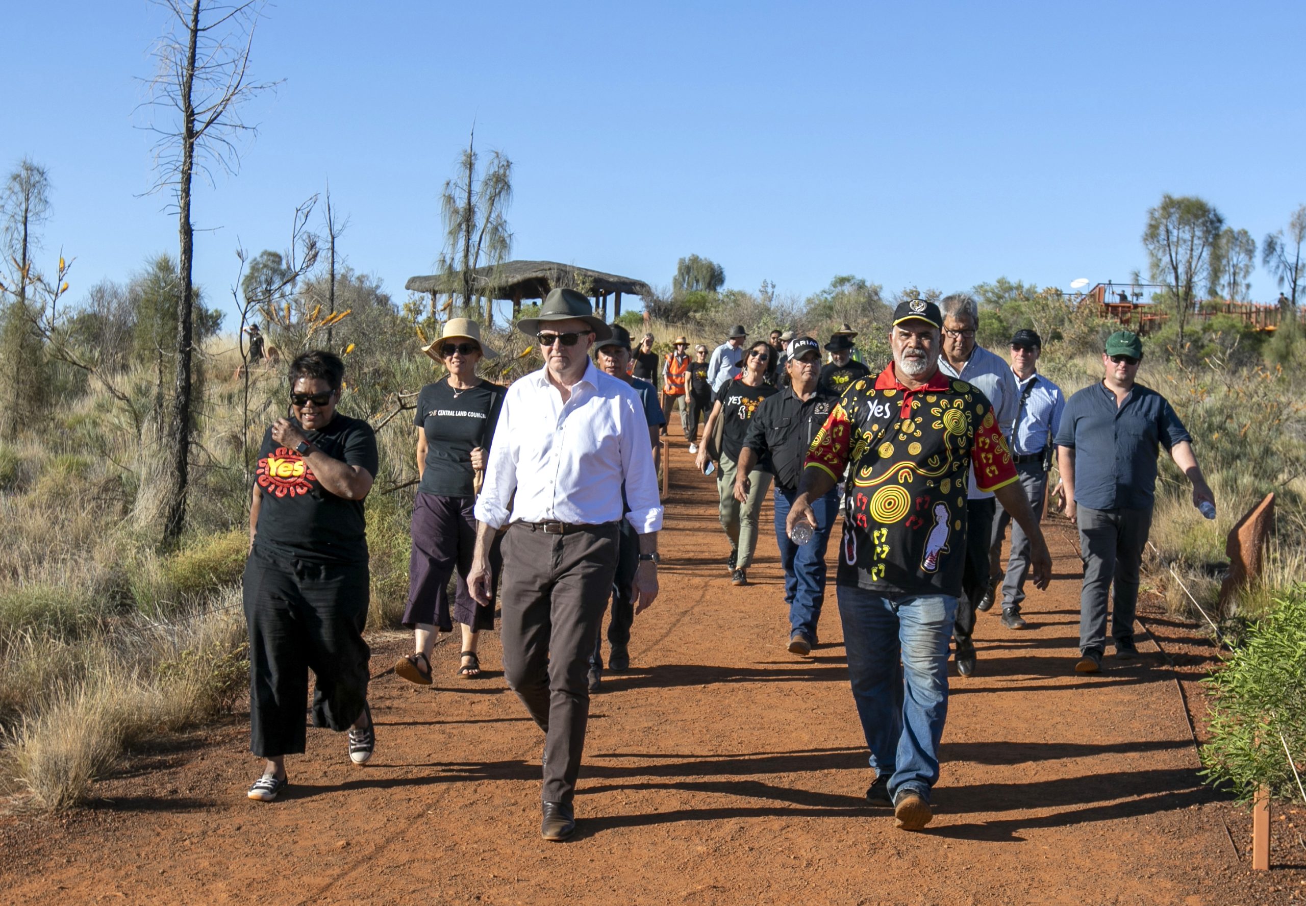 Australia's Prime Minister Albanese Visits Uluru
