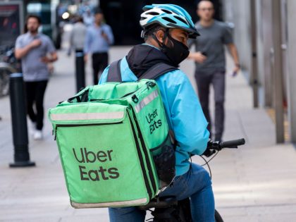 Uber Eats Takeaway Delivery Courier In London