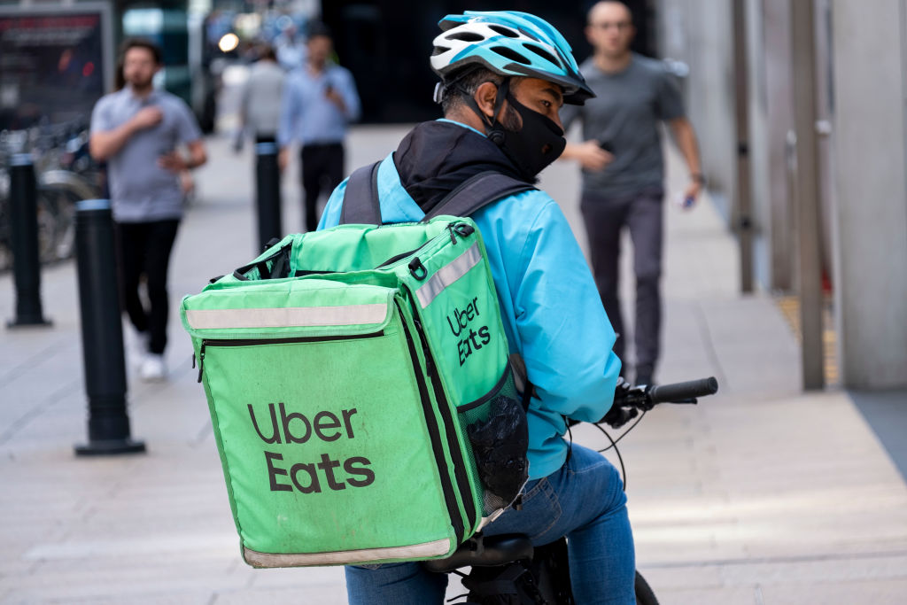 Uber Eats Takeaway Delivery Courier In London