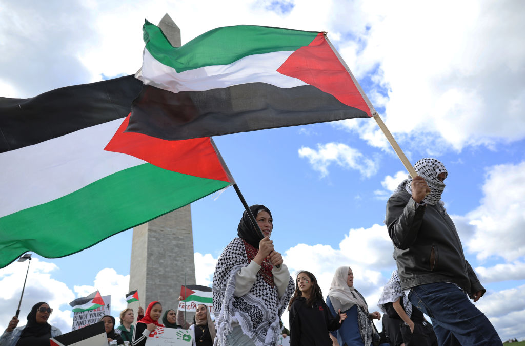 March On National Mall Calls For Ceasefire In Gaza