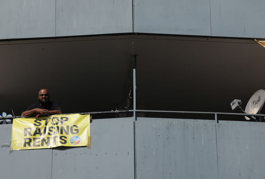 Two more buildings in York South-Weston 1440 and 1444 Lawrence Avenue West have begun a rent strike -- a mass witholding of monthly payments, in their case in protest of repair and pest issues.