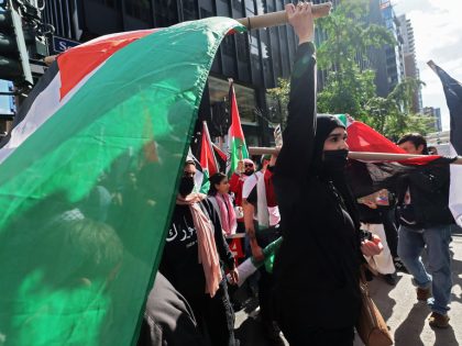 New York Rally Held In Support Of Gaza As Israel And Hamas Wage War