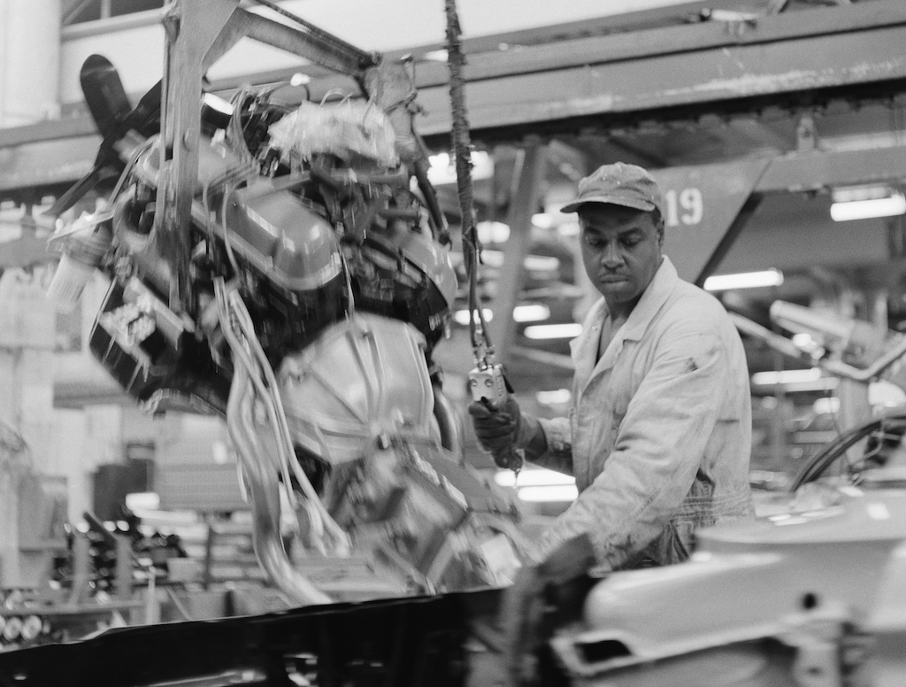 Black Worker at River Run