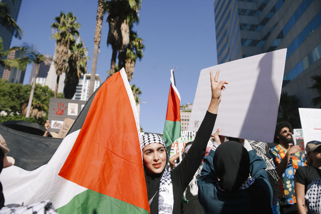 Pro-Palestinian demonstration in Los Angeles