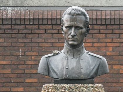 Roman Shukhevych Controversial Sculpture In Edmonton