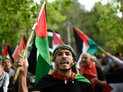 TOPSHOT-CHILE-ISRAEL-PALESTINIAN-CONFLICT-DEMO