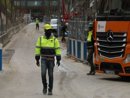 Construction works continue for the upcoming Paris 2024 Summer Olympics