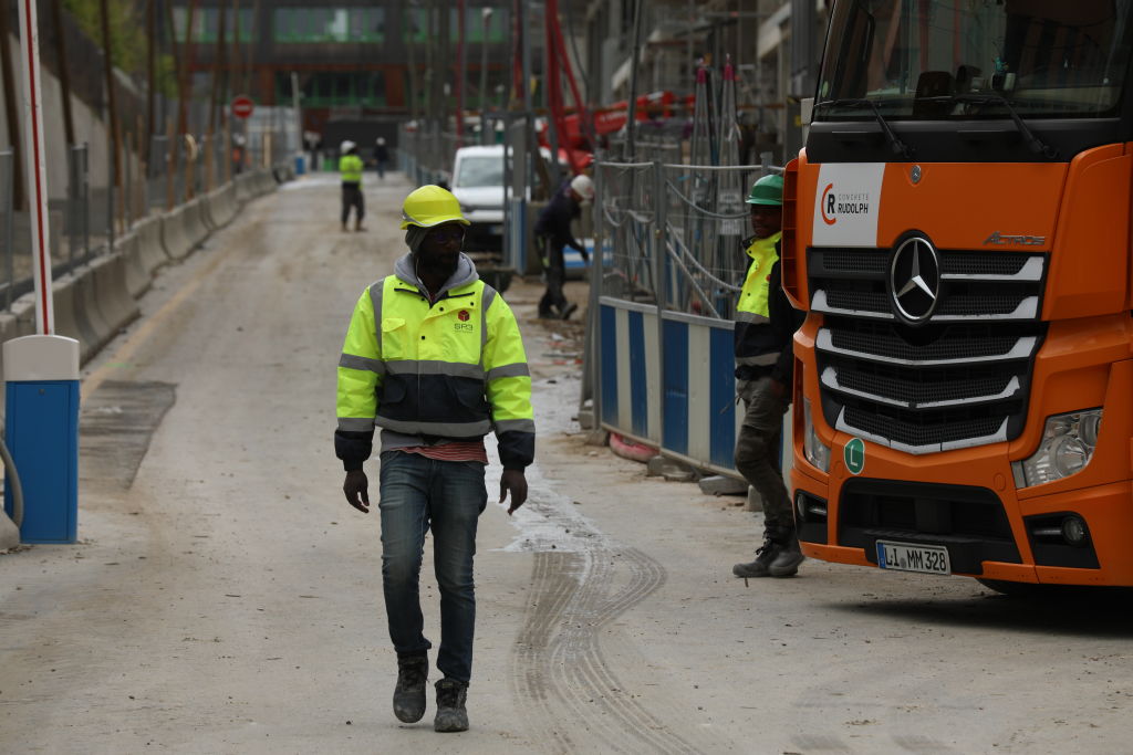 Construction works continue for the upcoming Paris 2024 Summer Olympics