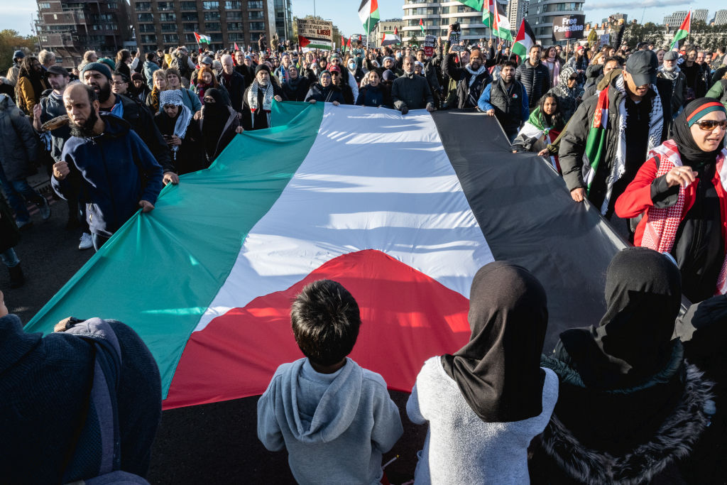 Pro-Palestinian Marchers In London Call For Ceasefire In Israel-Hamas War