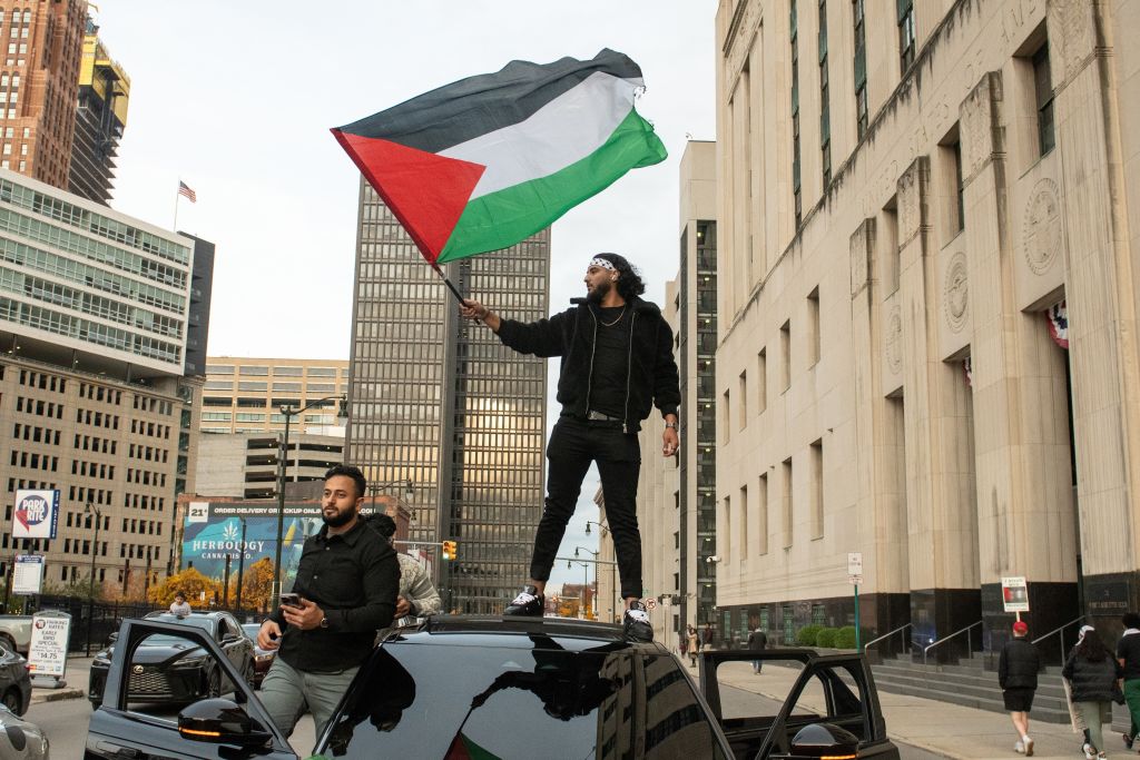 Pro-Palestinian demonstration in Michigan