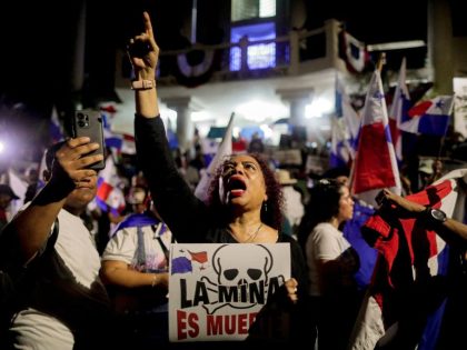 PANAMA-POLITICS-MINING-PROTEST
