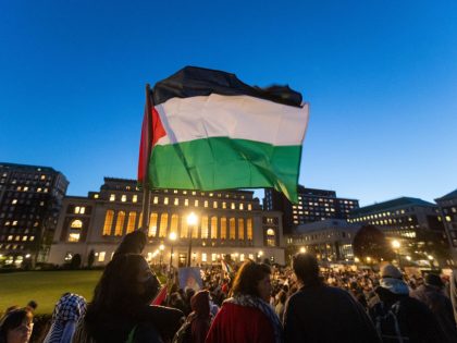 Pro-Palestinean demonstration at Columbia University